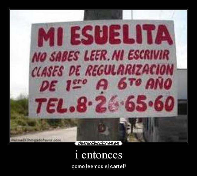 carteles escuela desmotivaciones