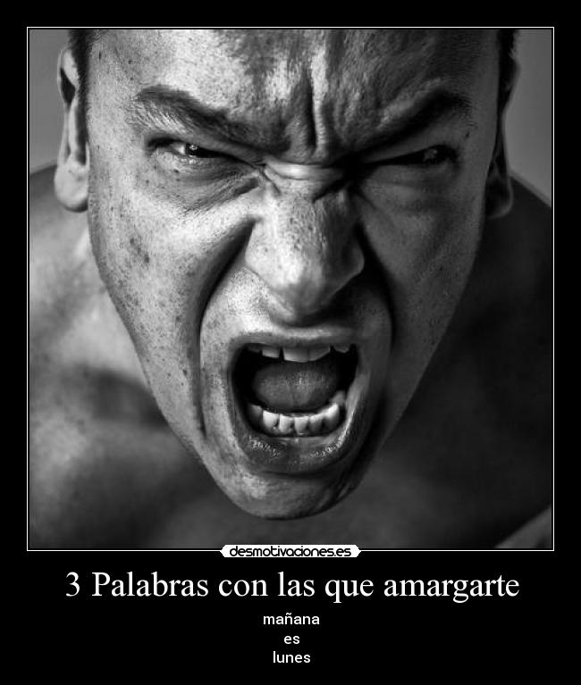 3 Palabras con las que amargarte - mañana
es
lunes