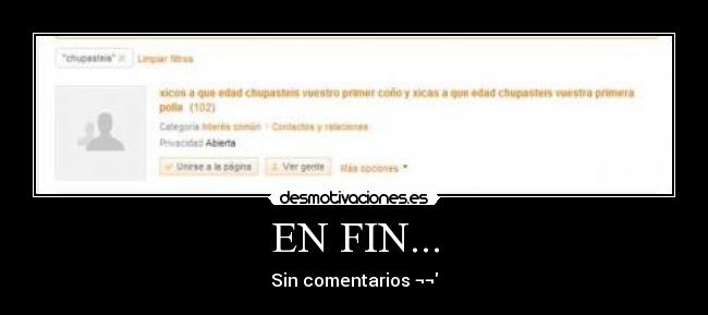 EN FIN... - Sin comentarios ¬¬