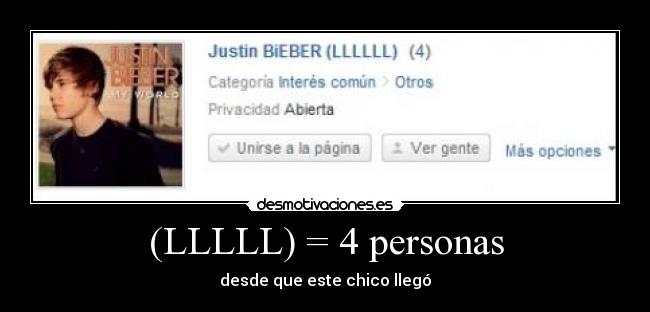 (LLLLL) = 4 personas -