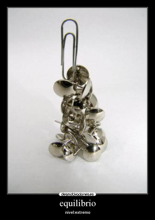 equilibrio - nivel:extremo