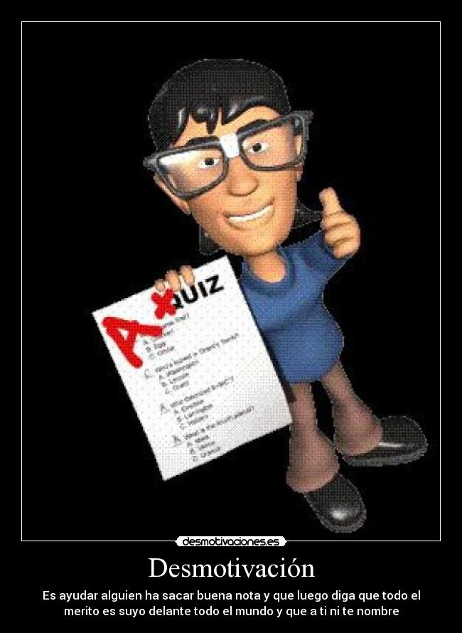 Desmotivación -