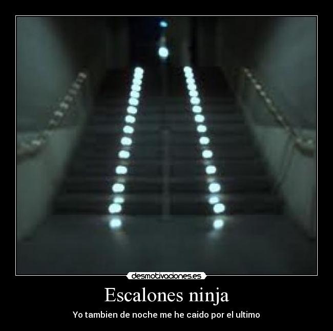 Escalones ninja -
