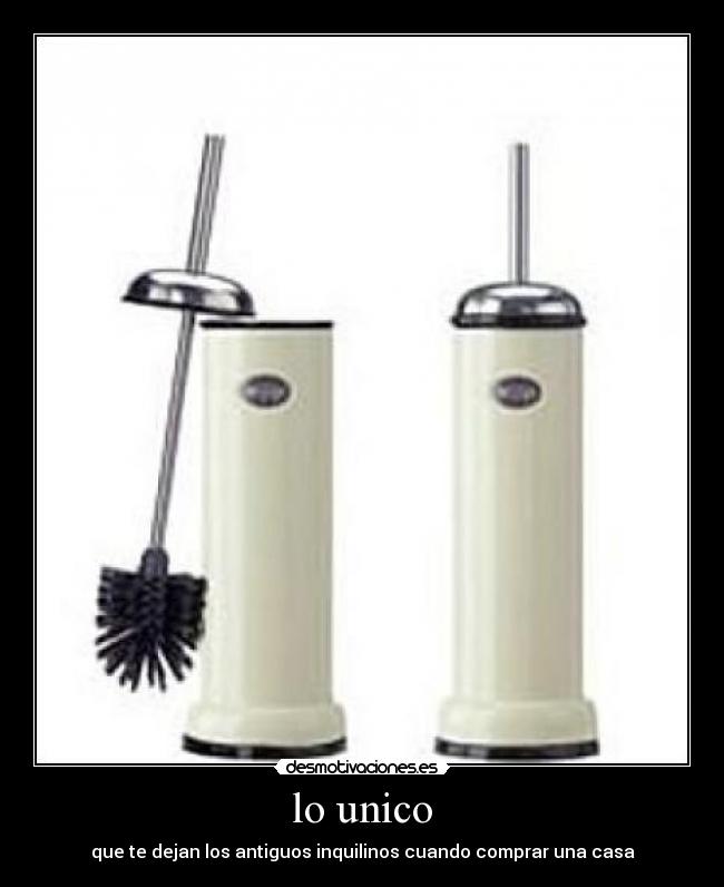 lo unico - que te dejan los antiguos inquilinos cuando comprar una casa