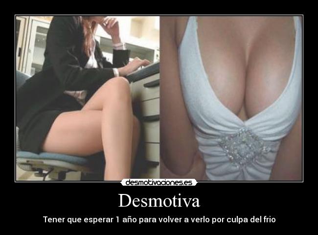 Desmotiva - Tener que esperar 1 año para volver a verlo por culpa del frio