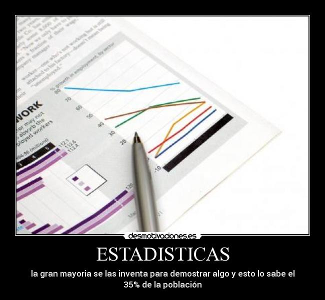 carteles estadisticas inventar poblacion desmotivaciones