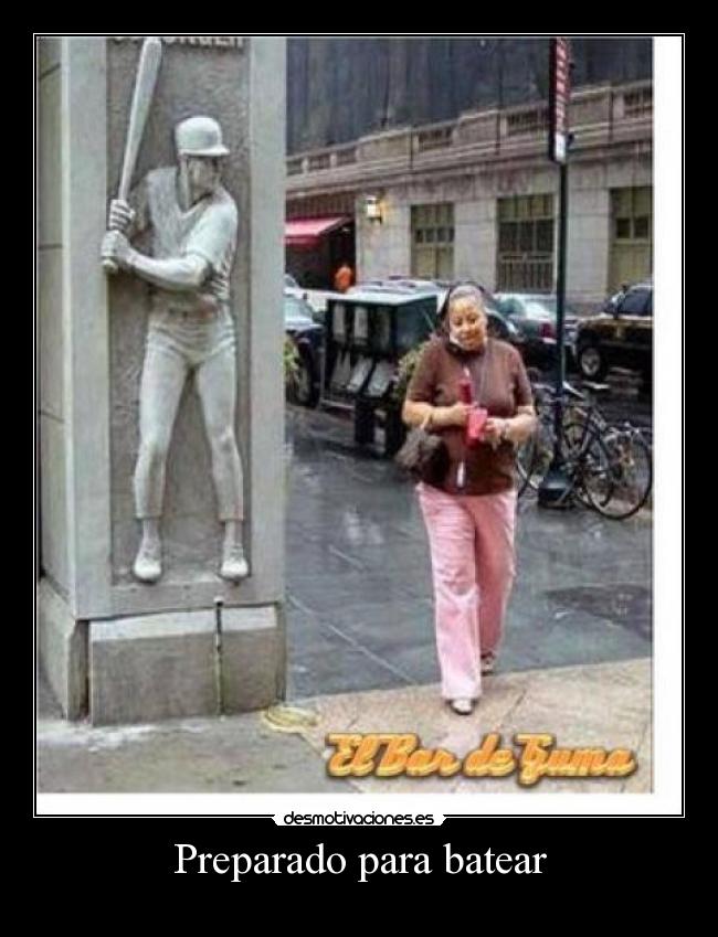 Preparado para batear -