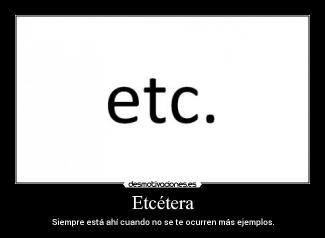 Etcétera - 