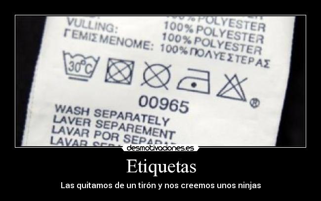 Etiquetas -