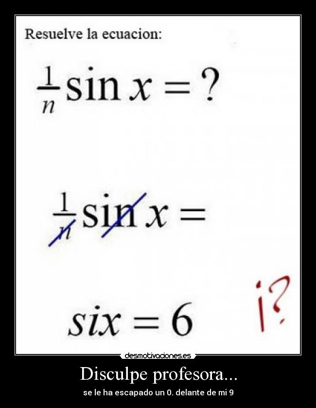 Disculpe profesora... - 