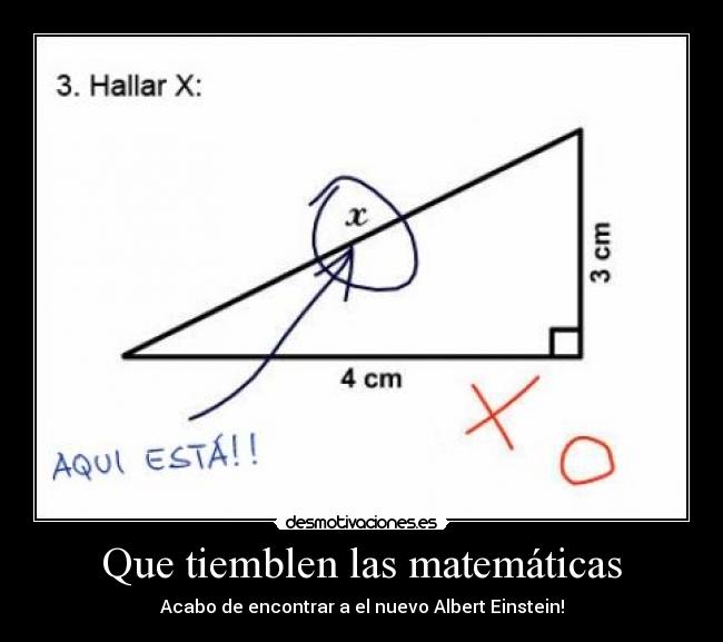 Que tiemblen las matemáticas - 