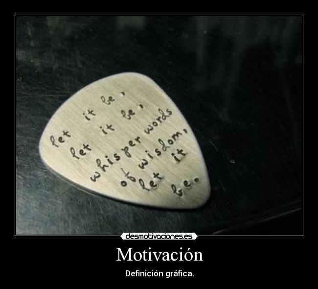 Motivación - Definición gráfica.