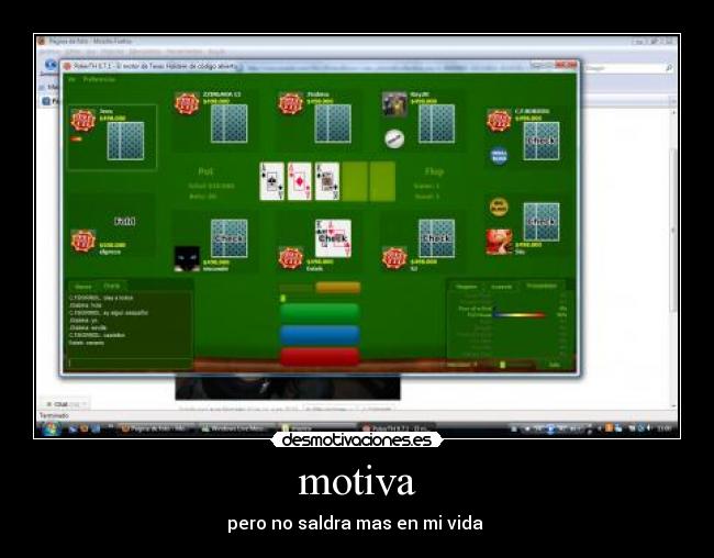 motiva - pero no saldra mas en mi vida