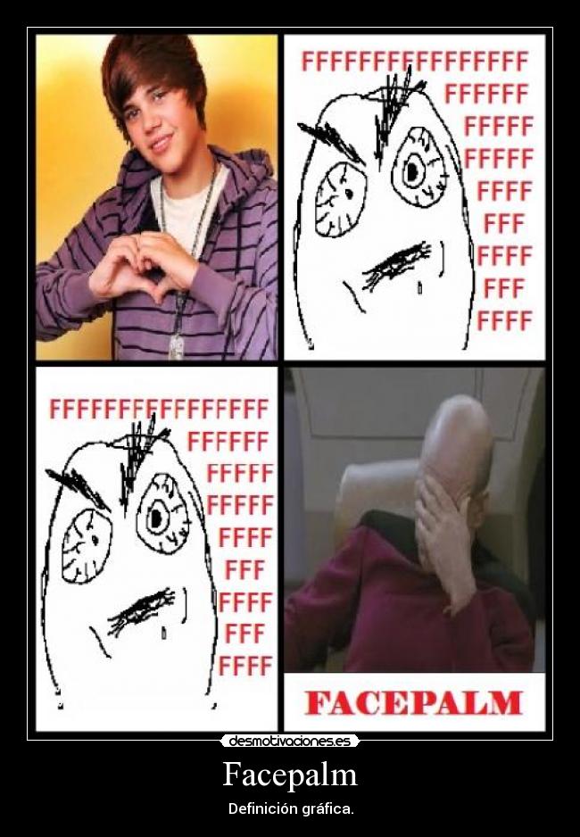 Facepalm Desmotivaciones