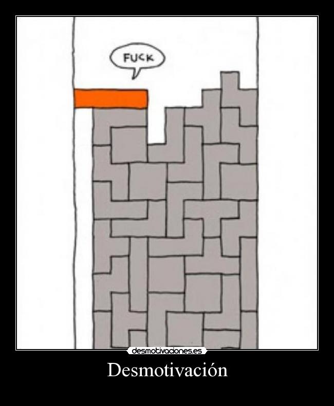 Desmotivación -
