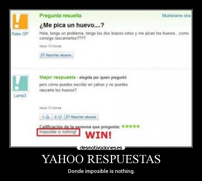 YAHOO RESPUESTAS - 