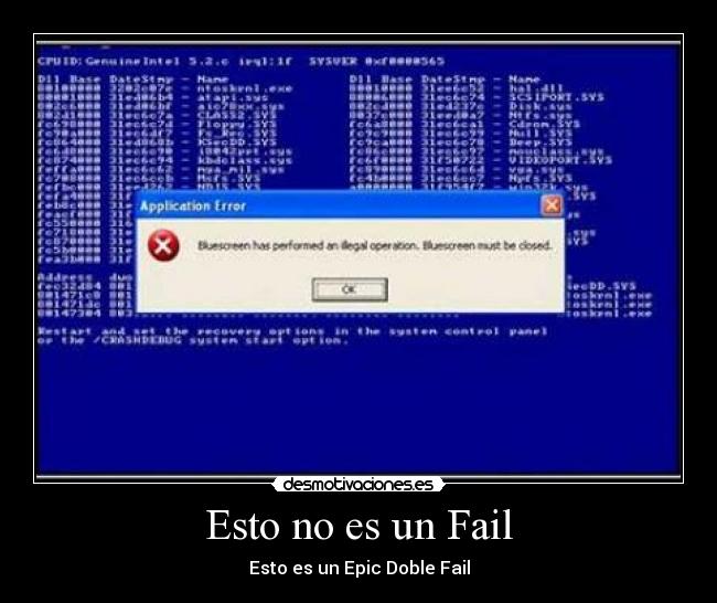 Esto no es un Fail - Esto es un Epic Doble Fail