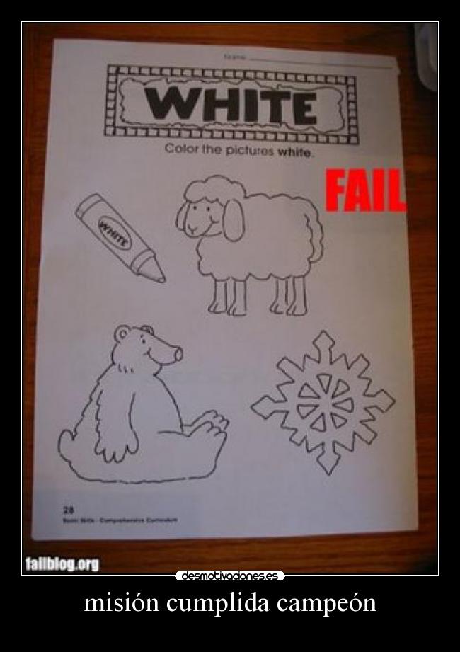 misión cumplida campeón -