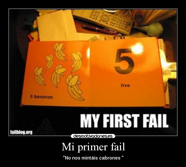 Mi primer fail -