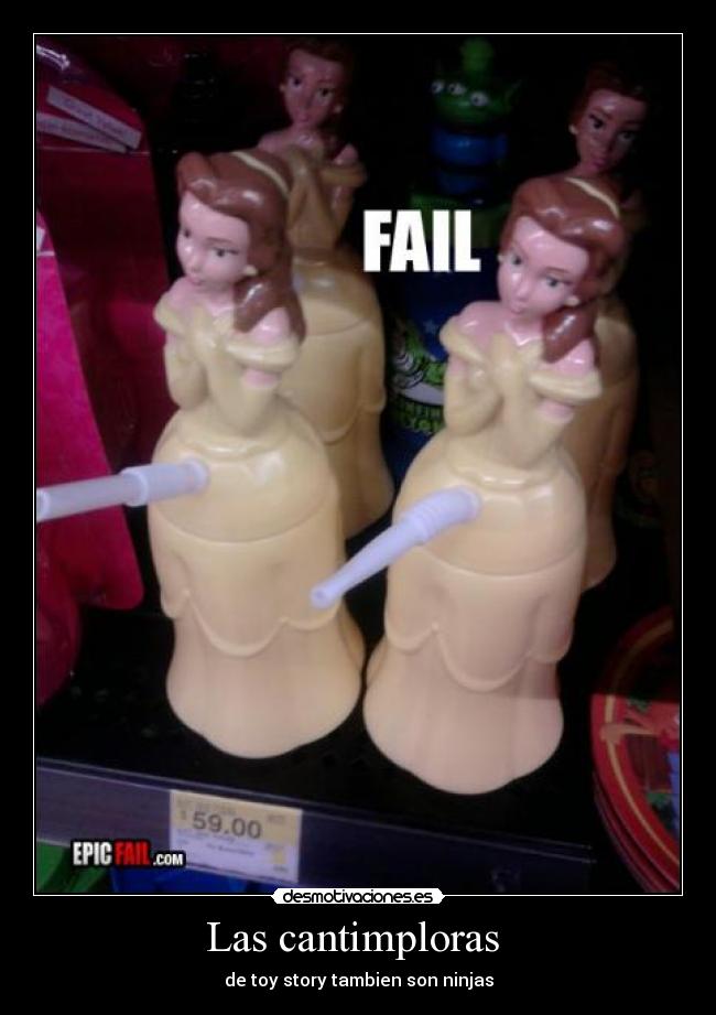 Las cantimploras  - de toy story tambien son ninjas