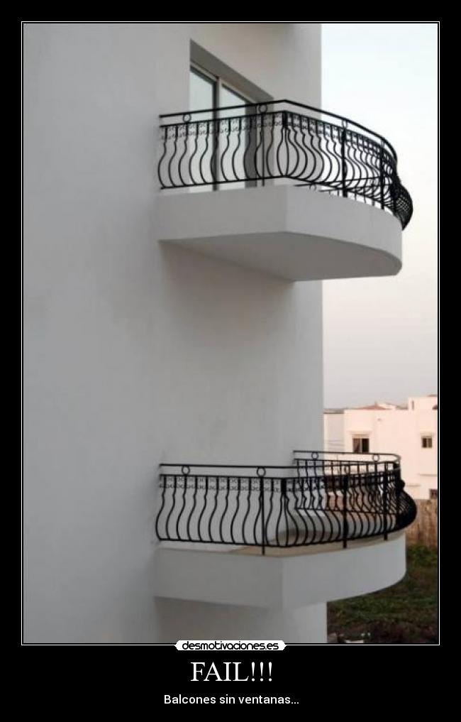 FAIL!!! - Balcones sin ventanas...