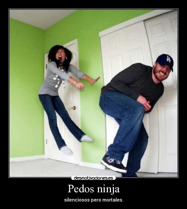carteles pedos ninja silenciosos mortales desmotivaciones