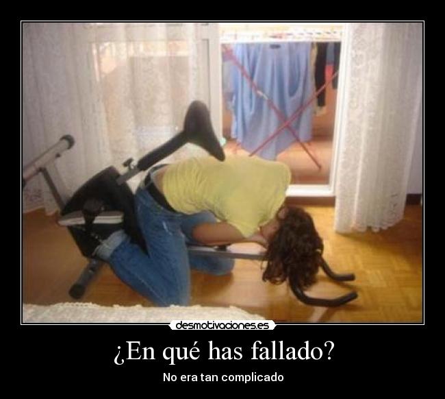 carteles bicicleta estatica caida desmotivaciones