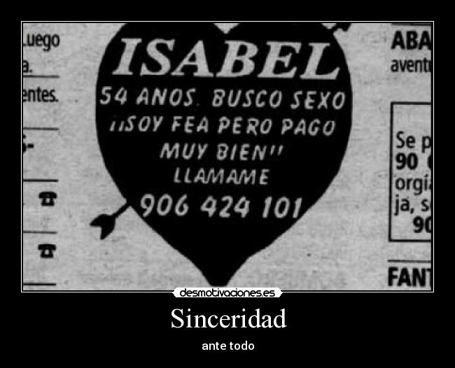 Sinceridad - 