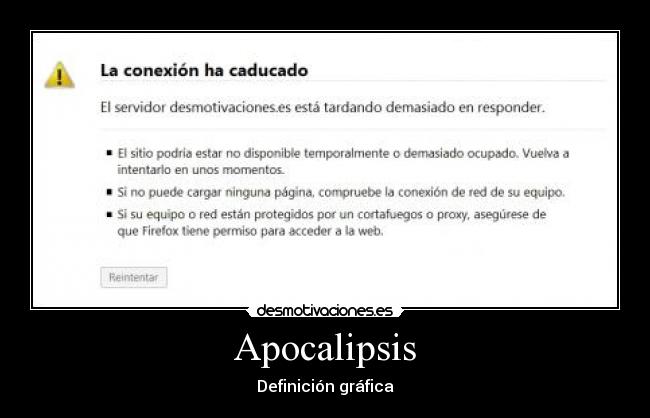 Apocalipsis - Definición gráfica