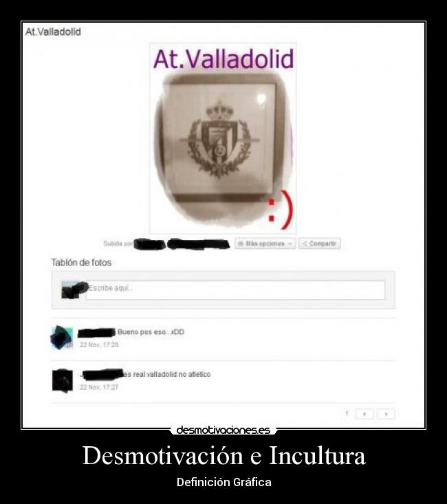 Desmotivación e Incultura - Definición Gráfica