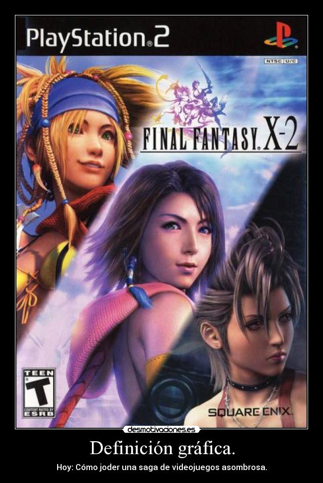 carteles ffx2 desmotivaciones