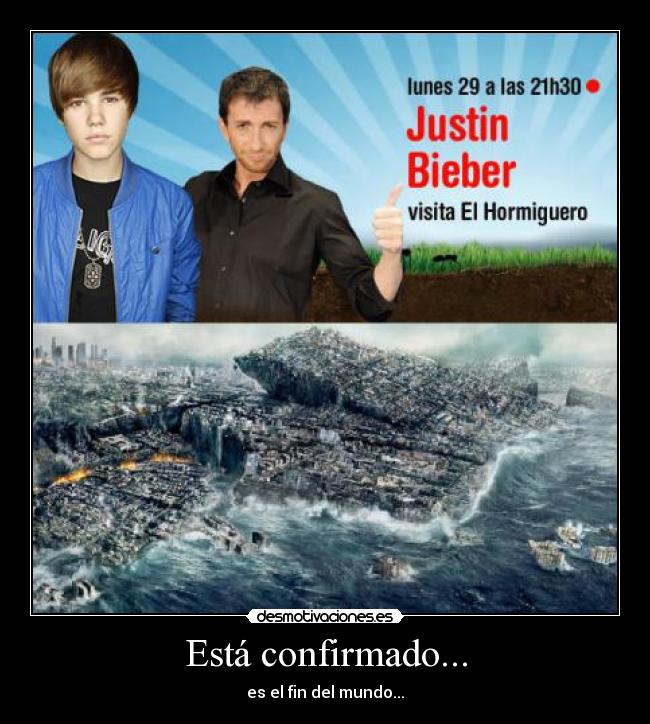 Está confirmado... -