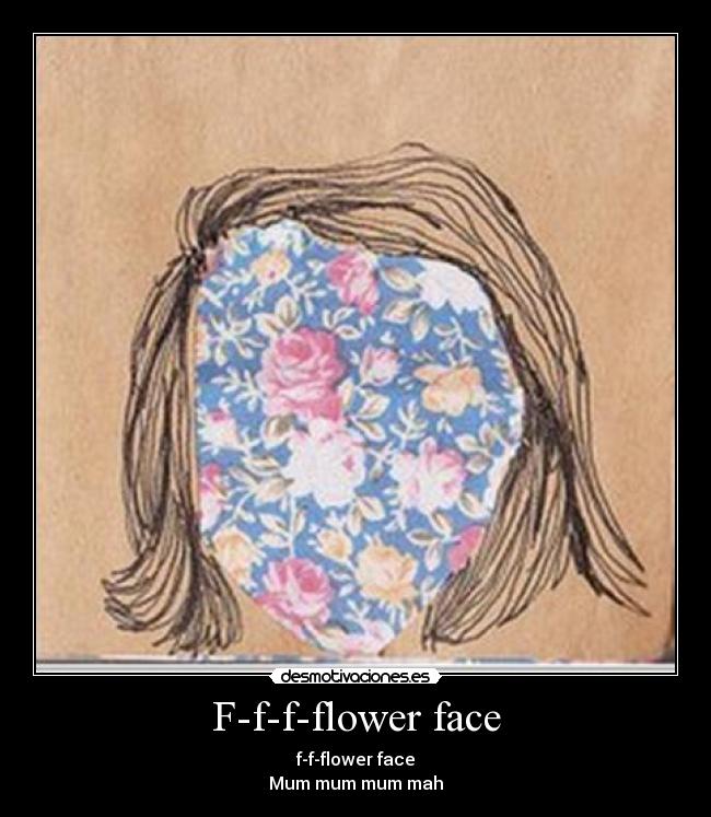 carteles flower face lady gaga desmotivaciones