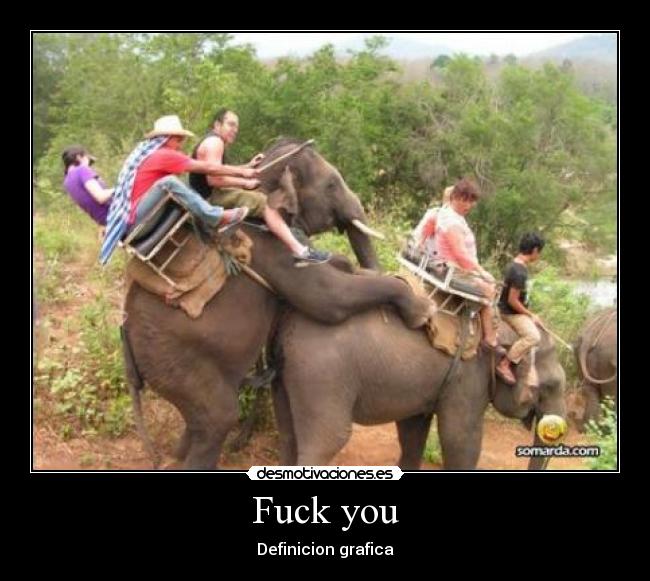 Fuck you - Definicion grafica