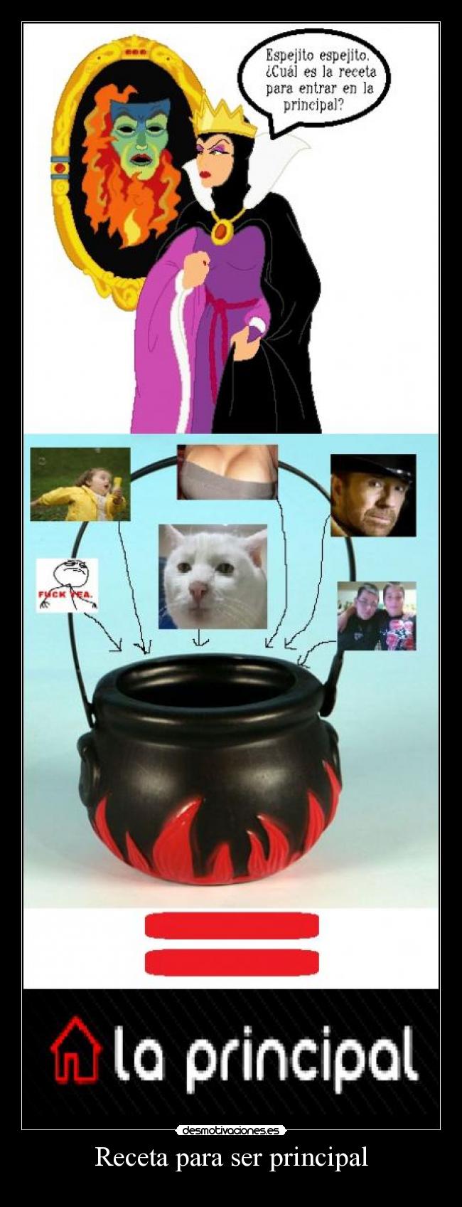 Receta para ser principal -