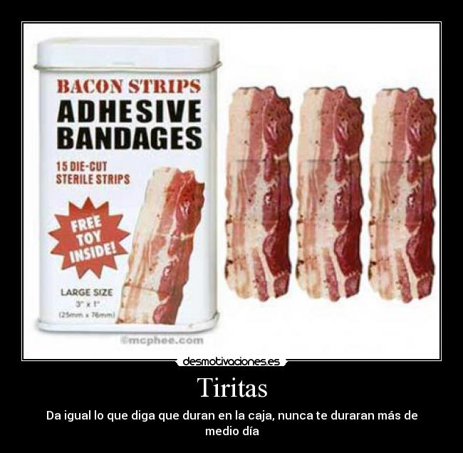 carteles tiritasbacon desmotivaciones