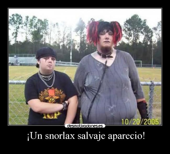 ¡Un snorlax salvaje aparecio! -