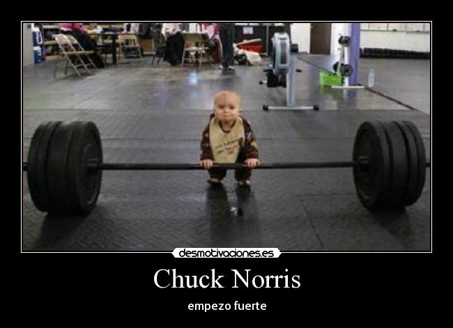 Chuck Norris - empezo fuerte
