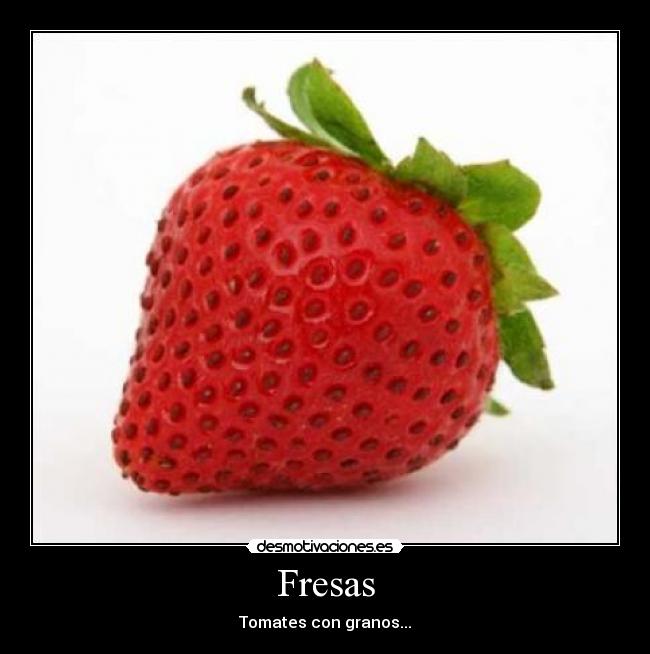 Fresas -