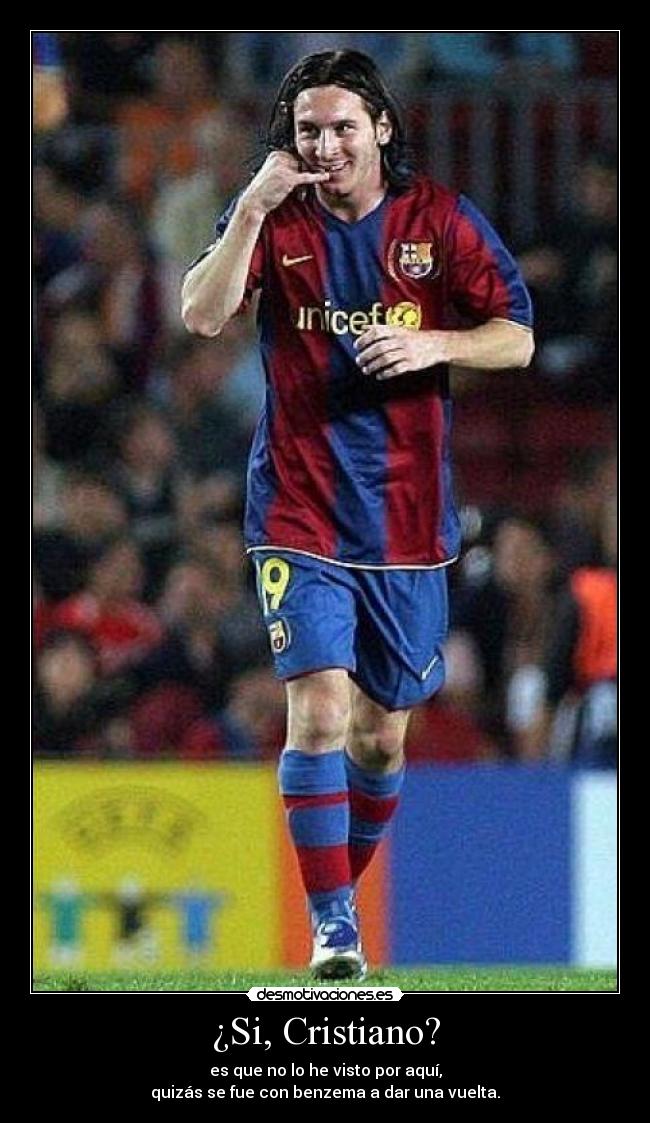 ¿Si, Cristiano? - 