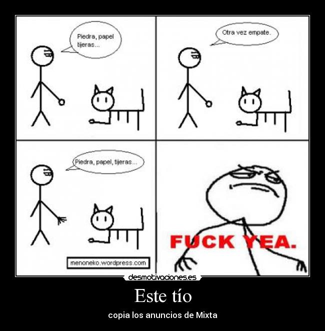 Este tío - copia los anuncios de Mixta