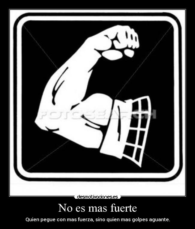 No es mas fuerte - 