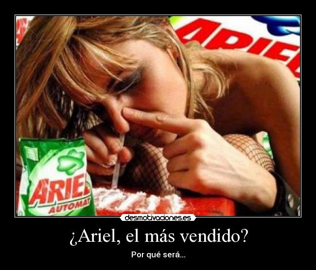 ¿Ariel, el más vendido? -