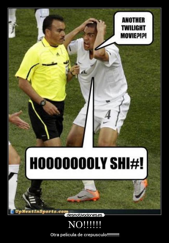 NO!!!!!! - Otra pelicula de crepusculo!!!!!!!!!!!!