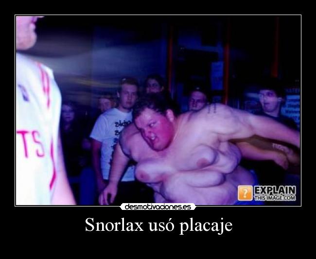 Snorlax usó placaje - 
