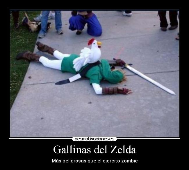 Gallinas del Zelda - Más peligrosas que el ejercito zombie