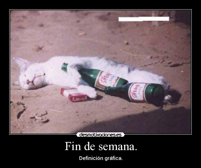 Fin de semana. - Definición gráfica.