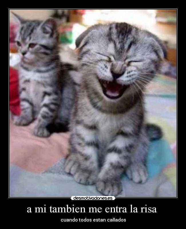 a mi tambien me entra la risa  - 
