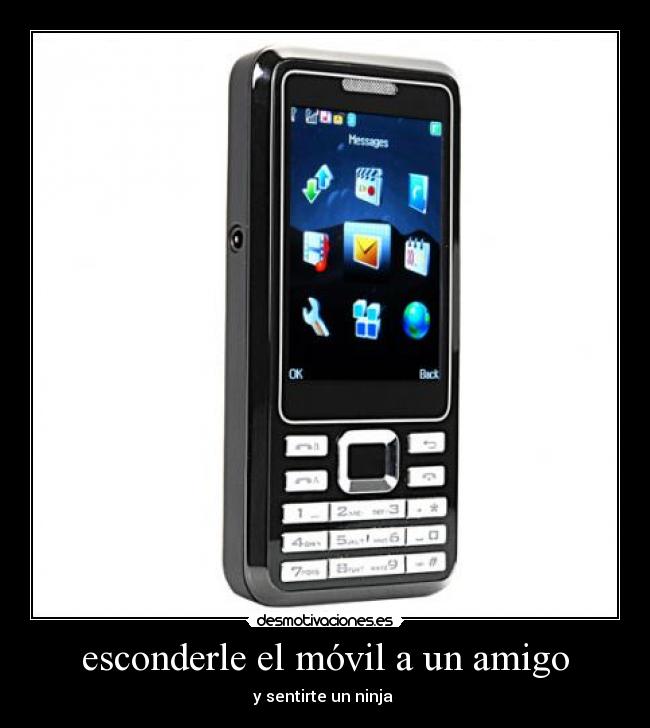 esconderle el móvil a un amigo -