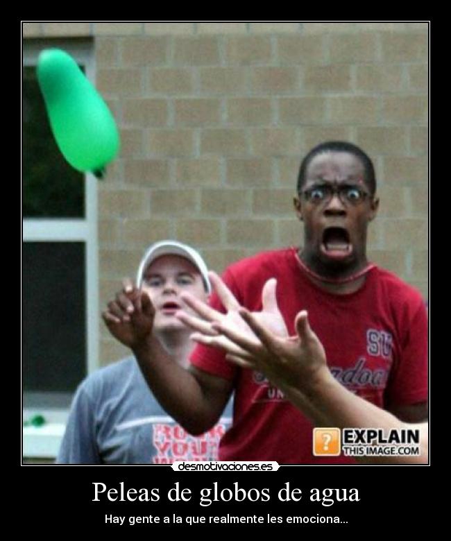Peleas de globos de agua -